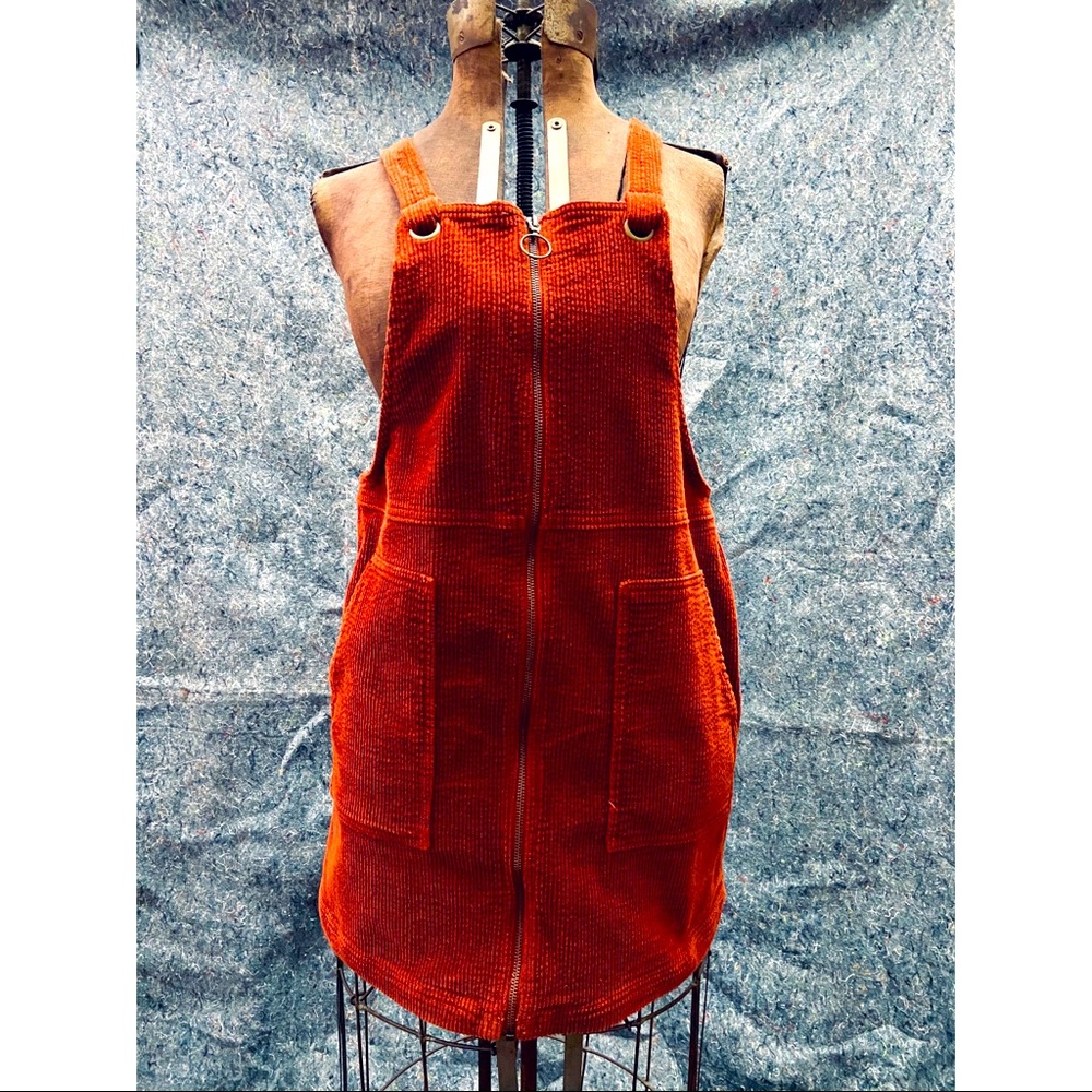 Wild Fable Orange Corduroy Dress